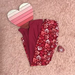 Lularoe valentines leggings